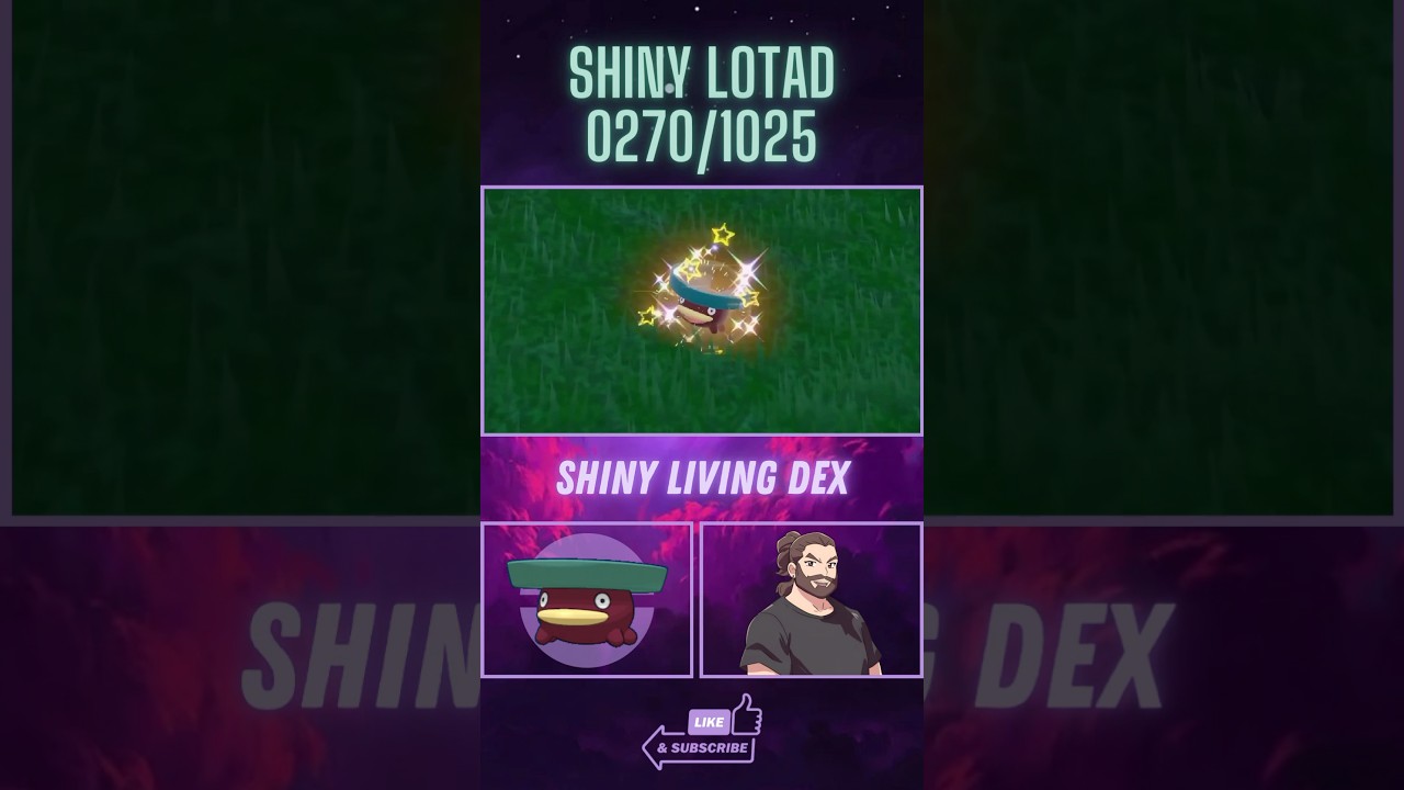 Shiny Lotad In Pokemon SV! #pokemon #shinypokemon #shinyhunting #lotad #sv #shiny
