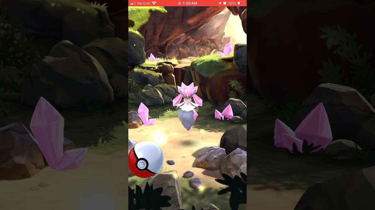 Catching DIANCIE! (Pokemon Go) #pokemongo