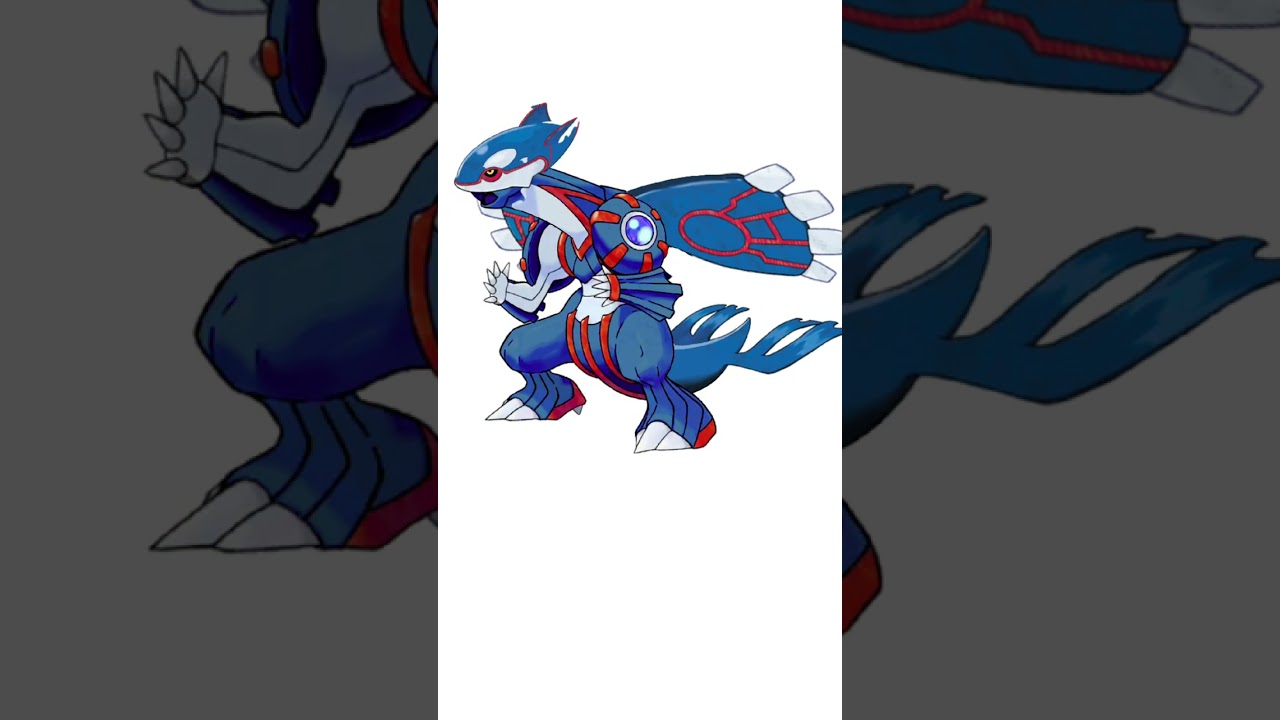 パルキア＋カイオーガ合成。海獣ポケモン　#ポケモンフュージョン #改造ポケモン  #伝説のポケモン #最強ポケモン #pokemon