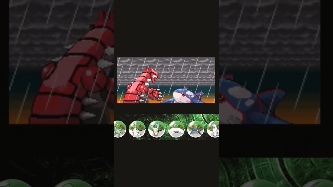 Os lendários entram em conflito #pokemon #pokemonemerald #groudon #kyogre
