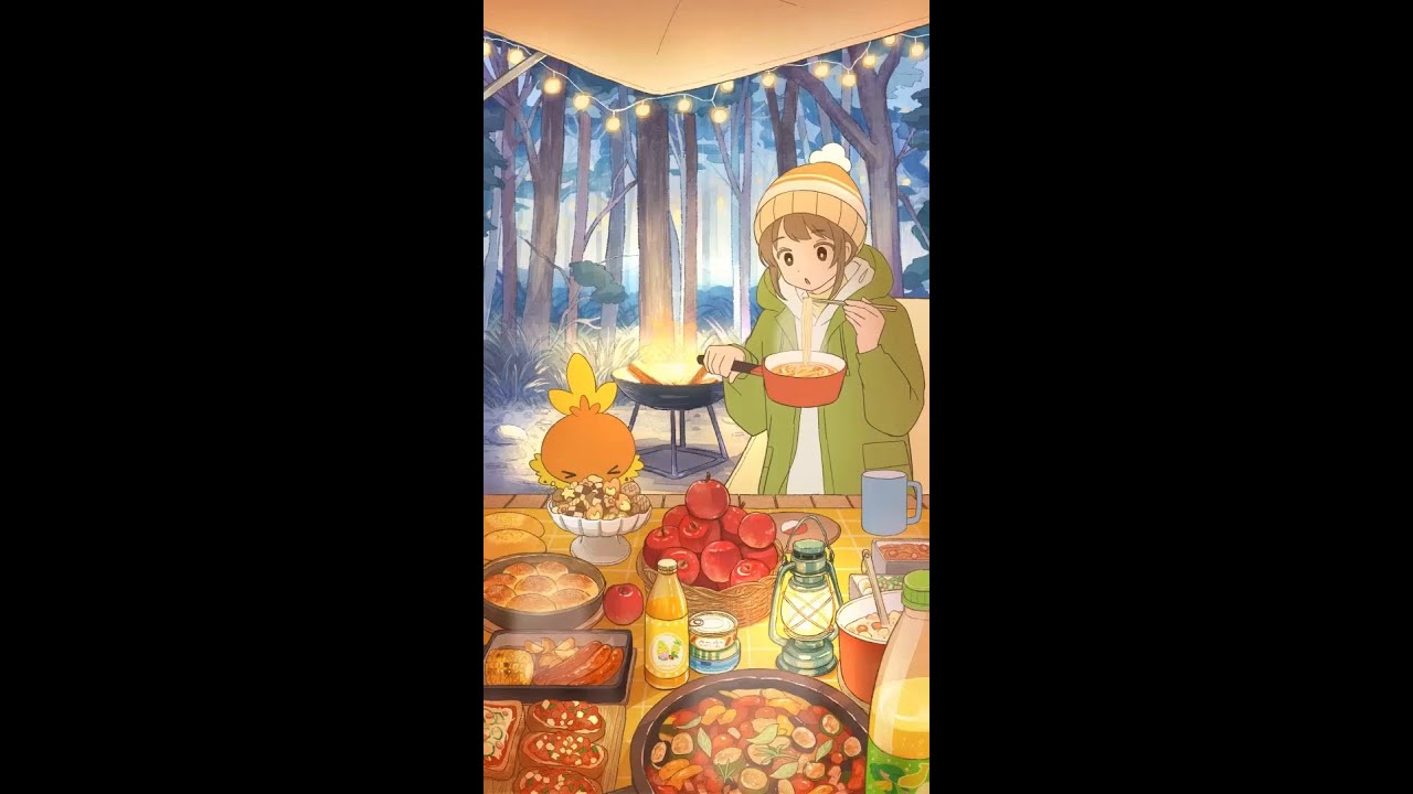 【公式】PokéMinutes｜アチャモとキャンプ飯