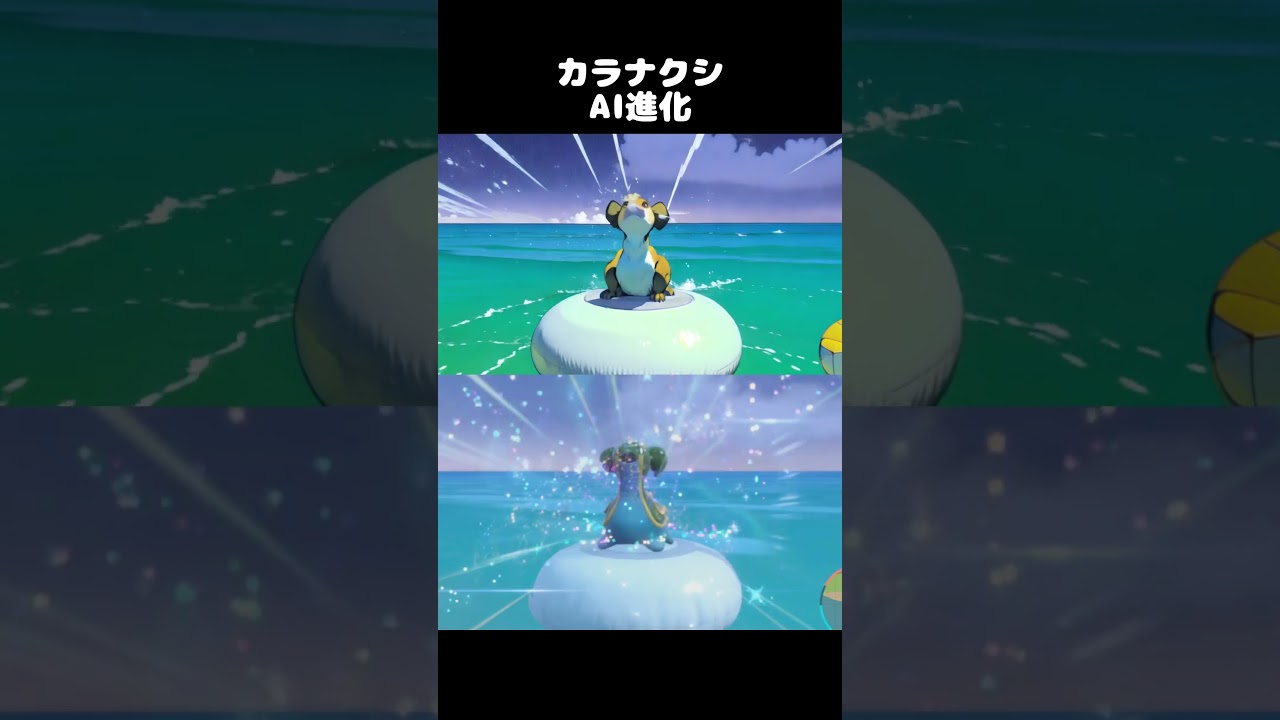 【アニメ】ポケモンSV　カラナクシAI進化