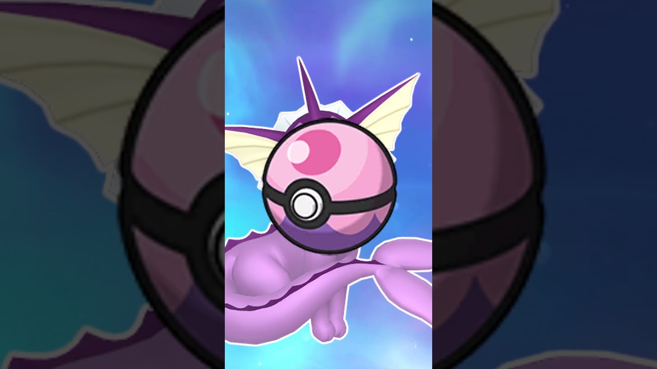 【オシャボ】色違いシャワーズみんなは何ボールに入れる？#shorts #ポケモンsv #ポケモンsv色違い #pokémon