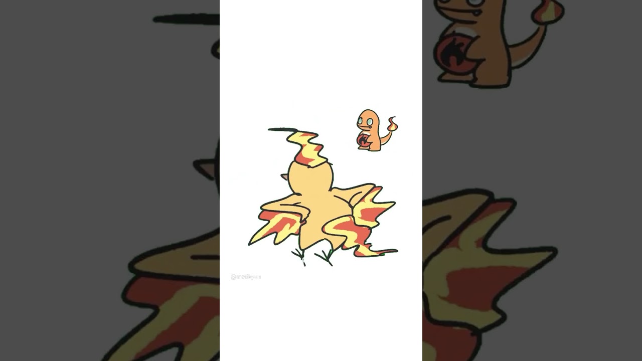 Moltres Arona Dance #aronadance #ファイヤー　#ポケポケ　#ヒトカゲ　#ポケモン