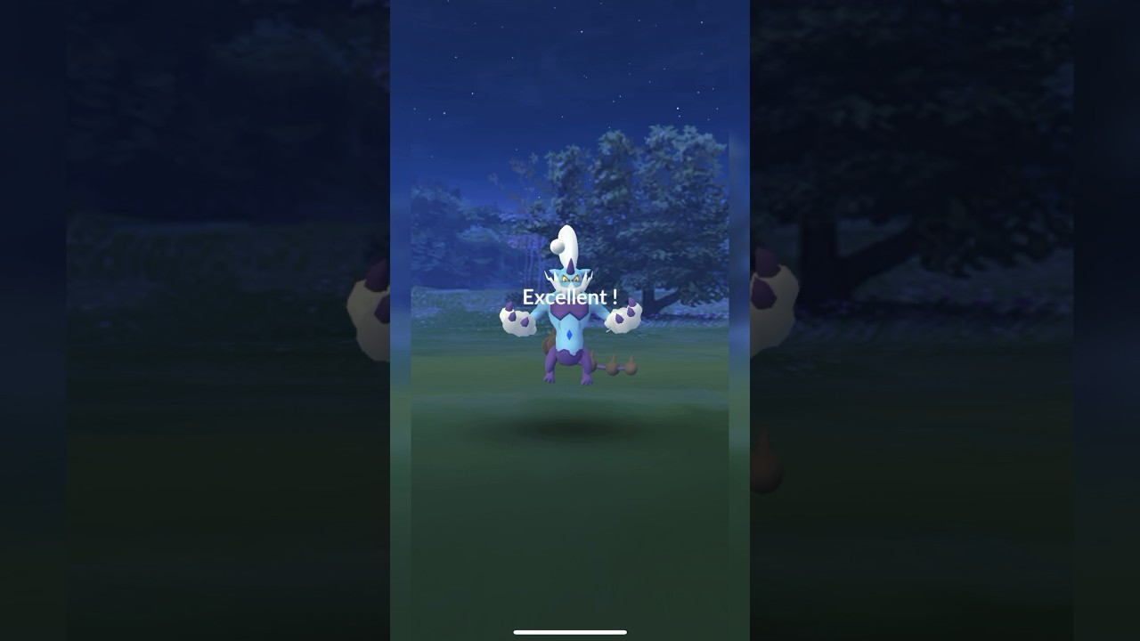 《ポケモンGO》見習いMゅによるエクセレント捕獲動画〜ボルトロス(れいじゅう)編〜