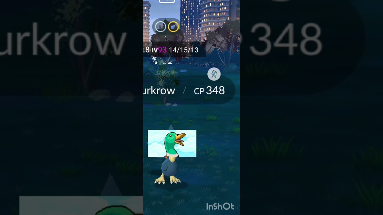 This Murkrow Is Very Clever 😅 #shorts #pokemon #pikachu #shinypokemon