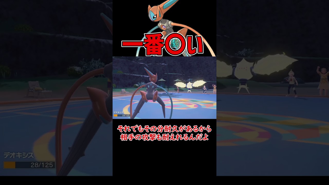 見た目はカッコいい スピードデオキシス