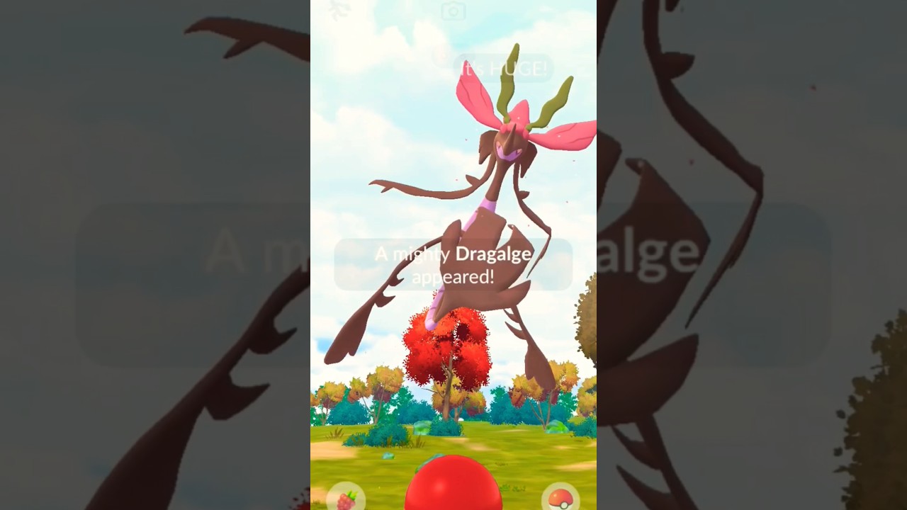 🤯 💯 Dragalge | Mighty Pokemon from wild area #pokemon #pokemongo