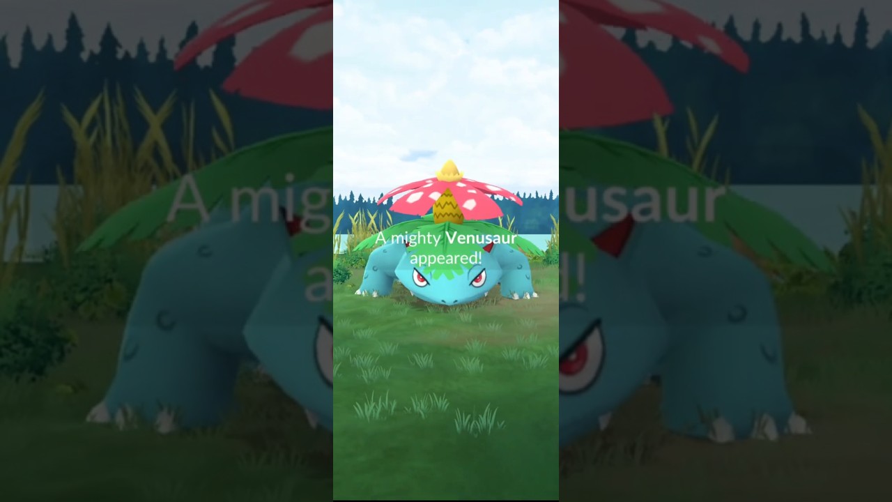 Mighty Venusaur Caught #pogo #mighty #pokemongo #pokemongame #pokemon #venusaur #wildarea