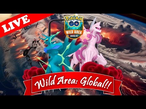 【🔴LIVE】【ワイルドエリア：グローバル】ディアルガ&パルキア(オリジン)大量発生!「✨色違い&高個体ゲットだぜ!!✨」【ポケモンGO】【Pokémon GO Wild Area: Global】
