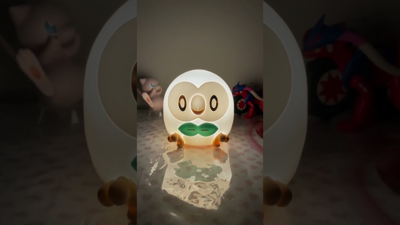 木木梟小夜燈！ポケピース！ぷにキュンライト！モクロー！