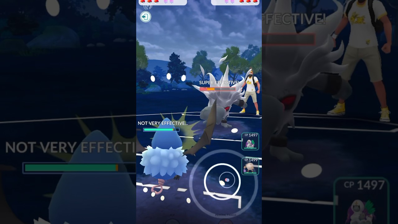 Swoobat tries to sweep ENTIRE TEAM! #shorts #gobattleleague #pokemongo