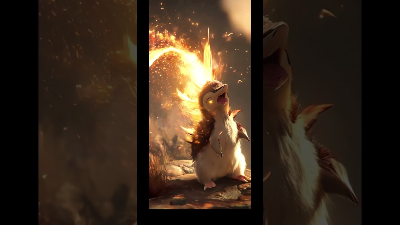 4K Live Wallpaper: Evolutions 🧬 Pokémon Cyndaquil 🔥‼