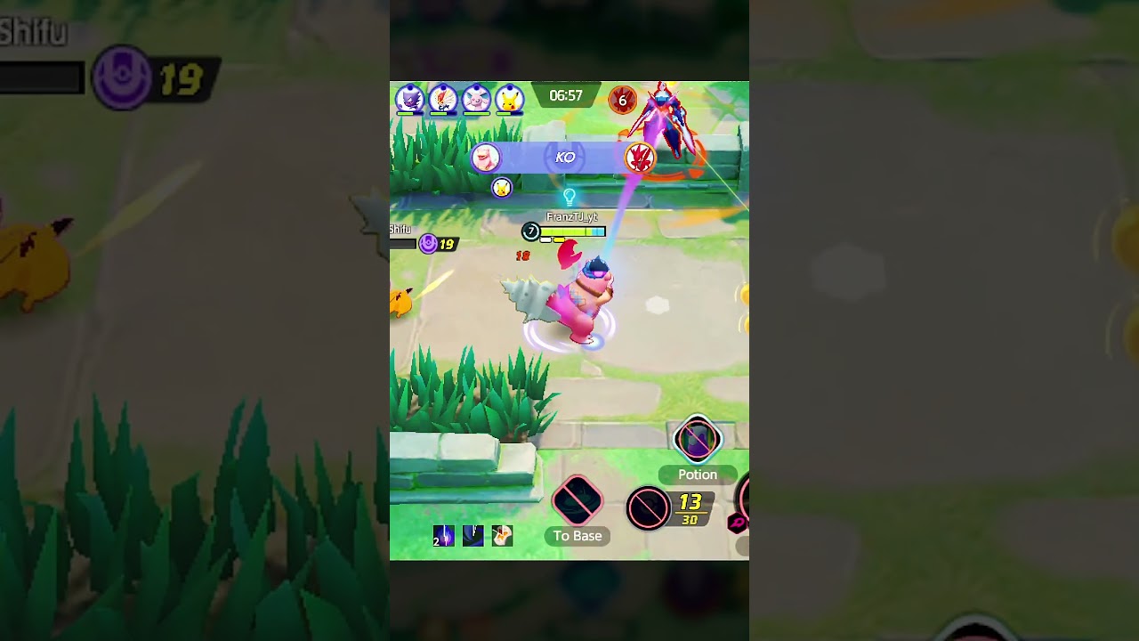 👊😎Don’t Copy My Flow | ft.Slowbro Pokemon #shorts #pokemon #pokémonunite  #slowbrotelekinesis