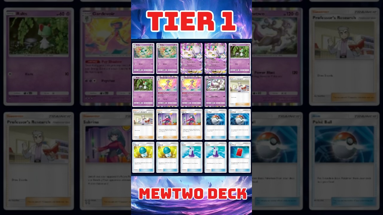 TIER 1 OVERPOWERED MEWTWO DECK!! POKÈMON TCG POCKET