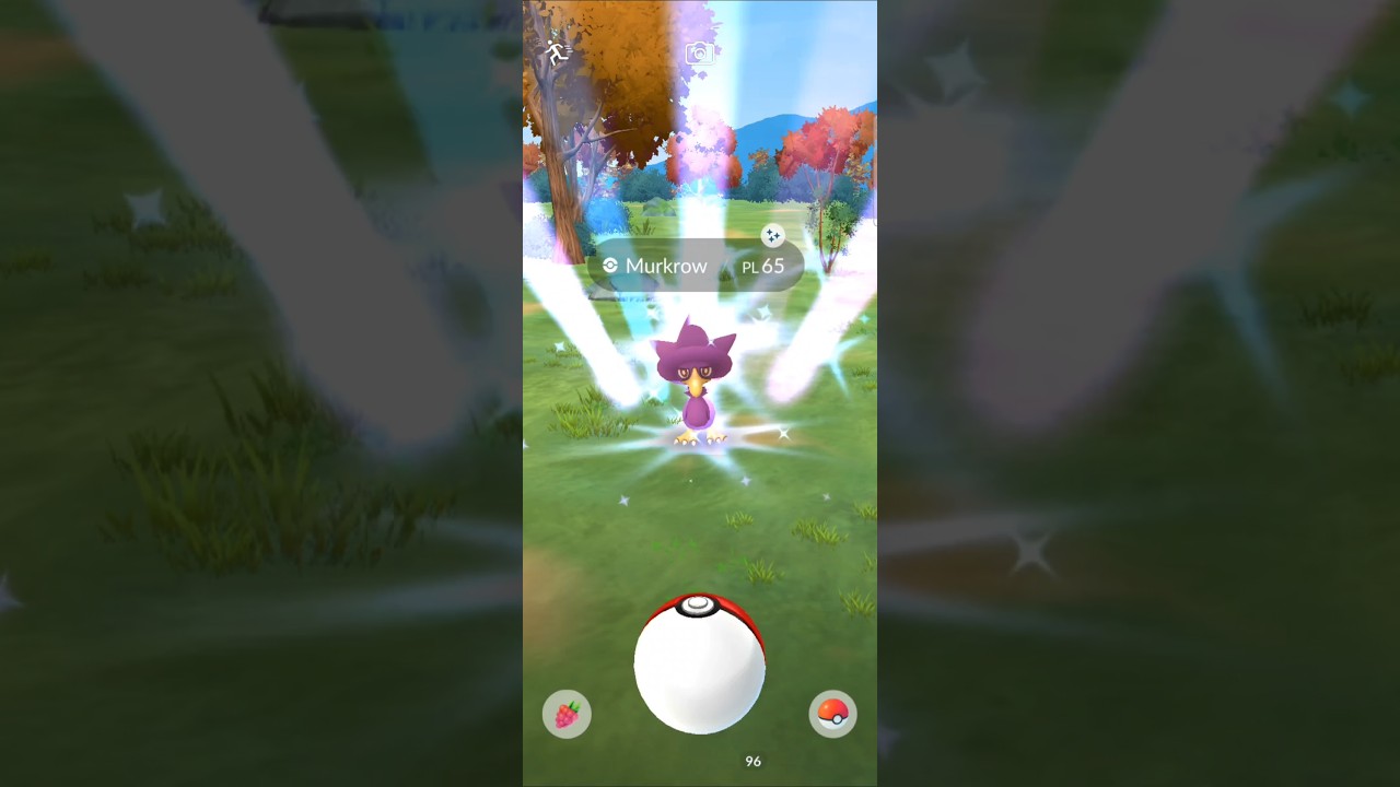 Appare Shiny Murkrow #pokemongo #pokemon #shinypokemon #shiny #pokemonevent #pokemonshinyhunting