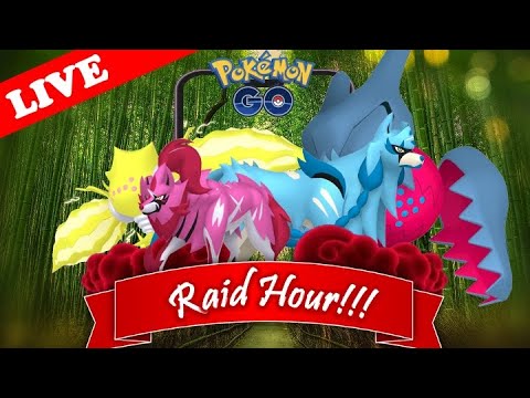 【🔴LIVE】レイドアワー: ザシアン&ザマゼンタ&レジエレキ&レジドラゴ大量発生!! 「✨色違いゲットだぜ!!✨」【Raid Hour!】【ポケモンGO】