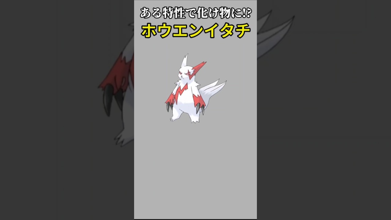 【ポケモン】ある特性で化け物に変わるホウエンイタチ「ザングース」【ポケモン解説員】#ルビーサファイア#ポケモン解説員