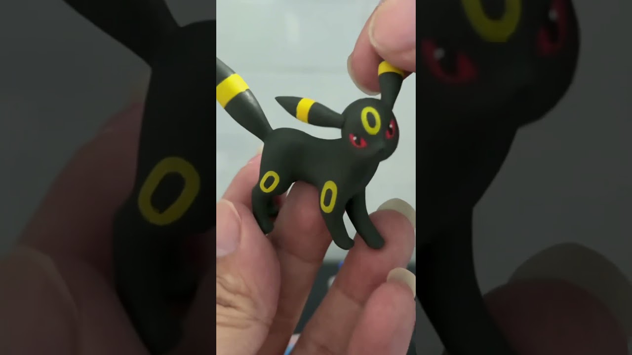 (Figure) Figure Pokemon Eevee Evolution - Espeon and Umbreon - Pokemon Scale World BANDAI #pokemon