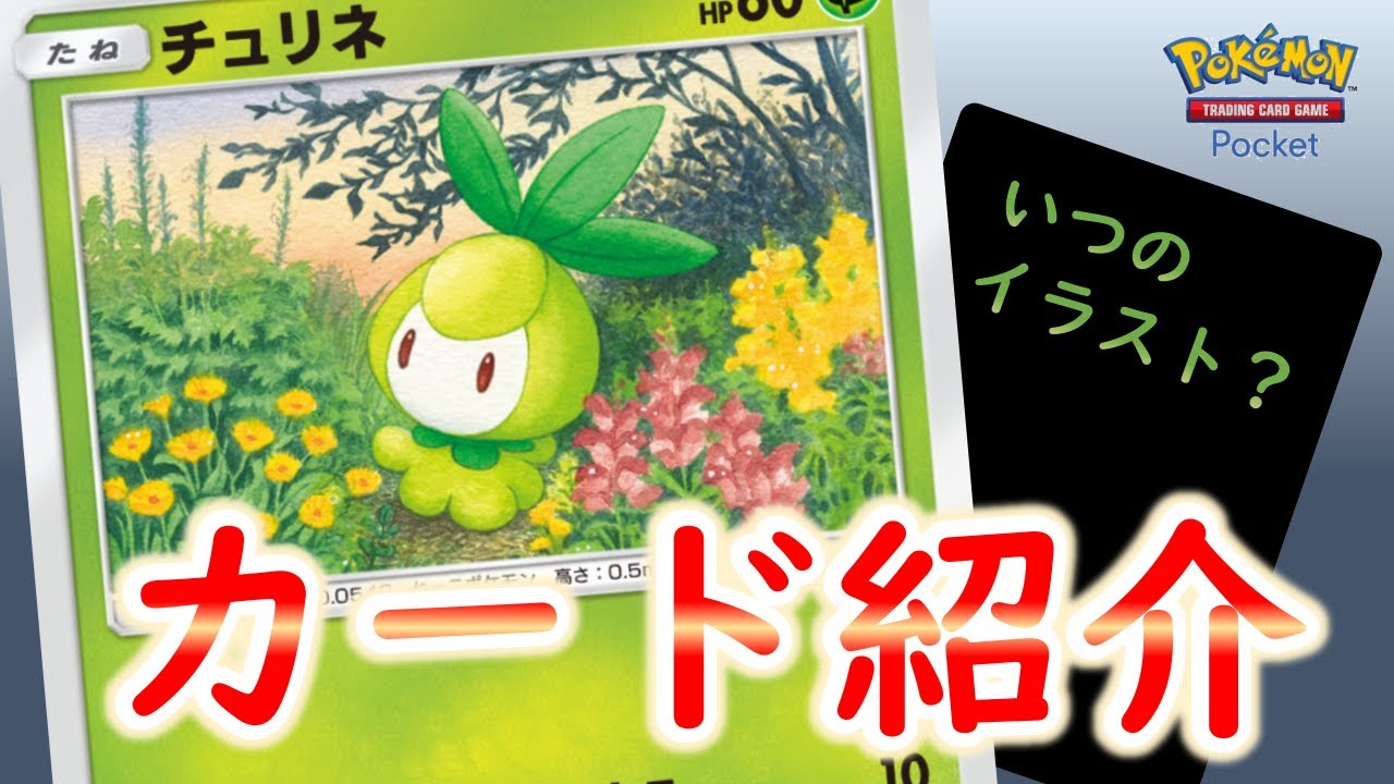 【ポケポケ】チュリネを紹介するよ、コレクター必見！【カード紹介】