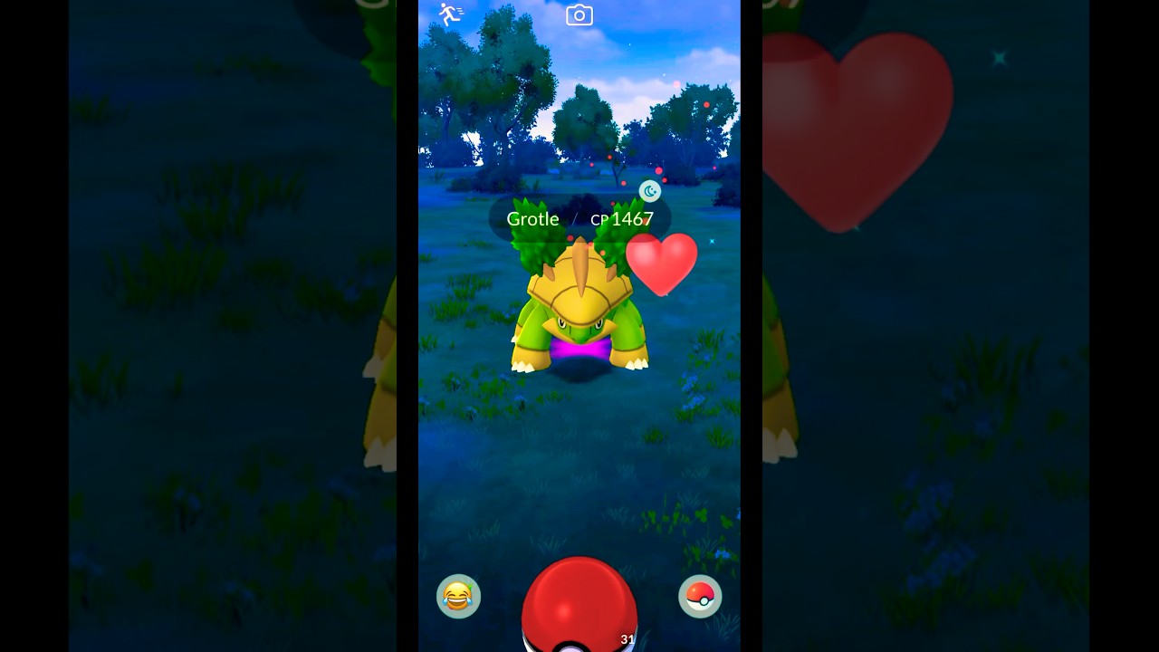 Grotle first encounter Pokémon Go #pokemon #foryou #fypage #fypシ゚ #pokémon #shorts #shortsviral