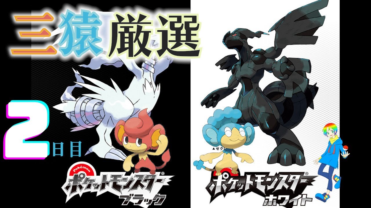 【ポケモンBW】バオップ・ヒヤップ(Shiny Wise Monkeys)厳選(2日目) 300~