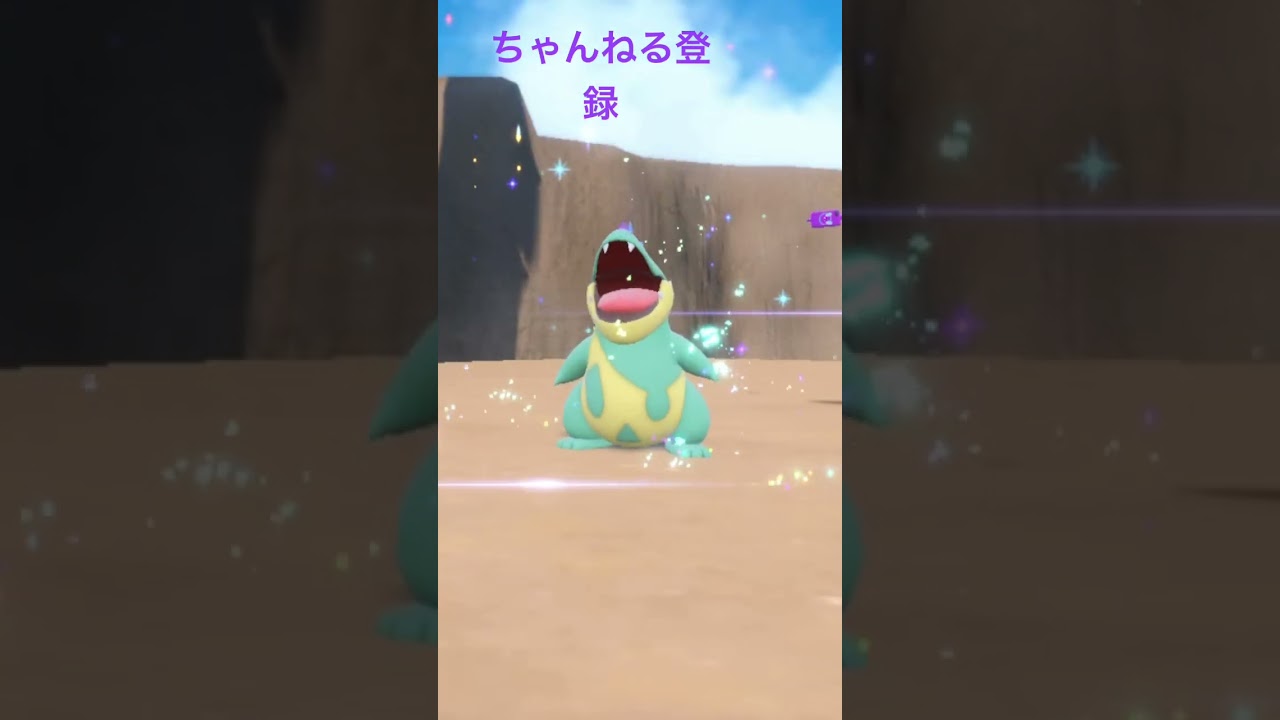 色違いワニノコ進化！