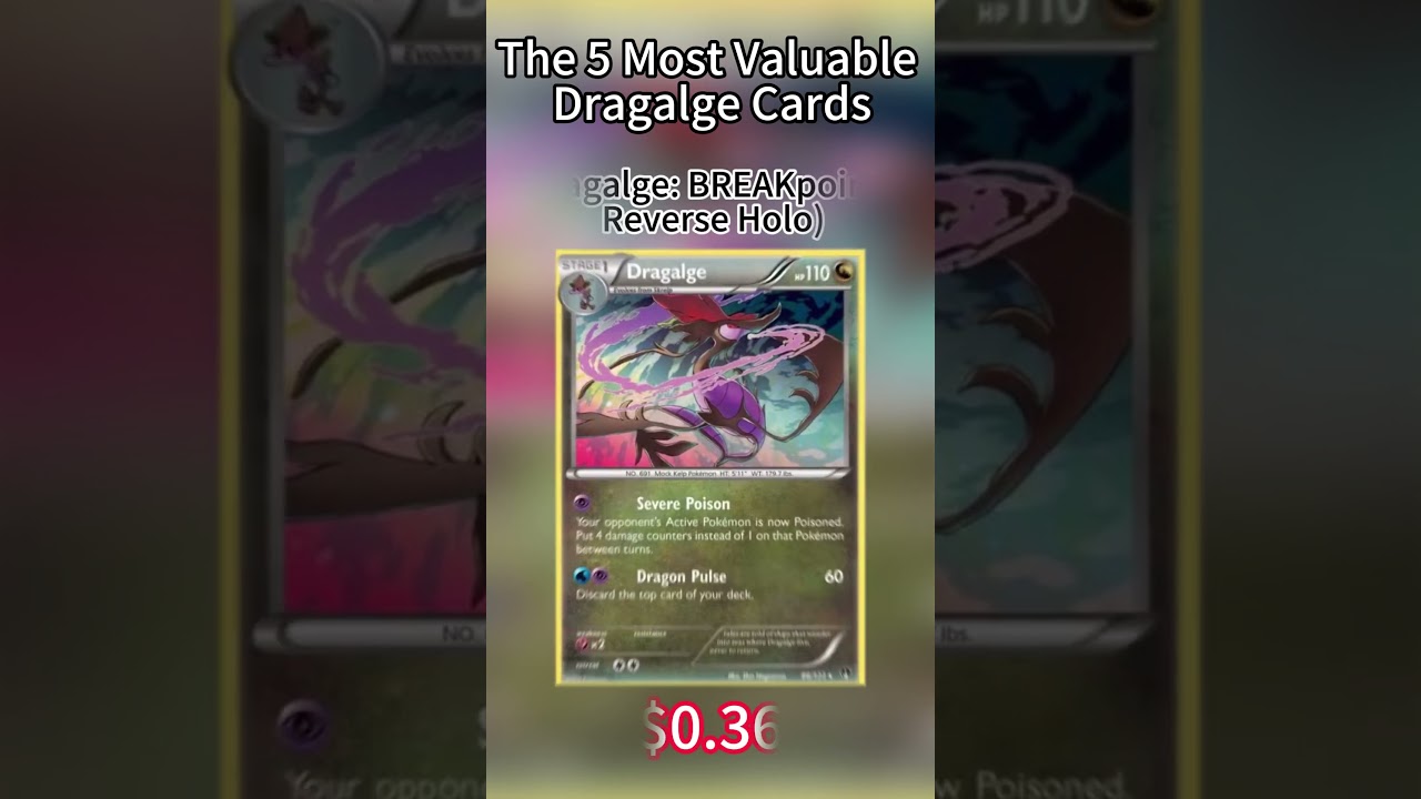 The 5 Most Valuable Dragalge Cards
