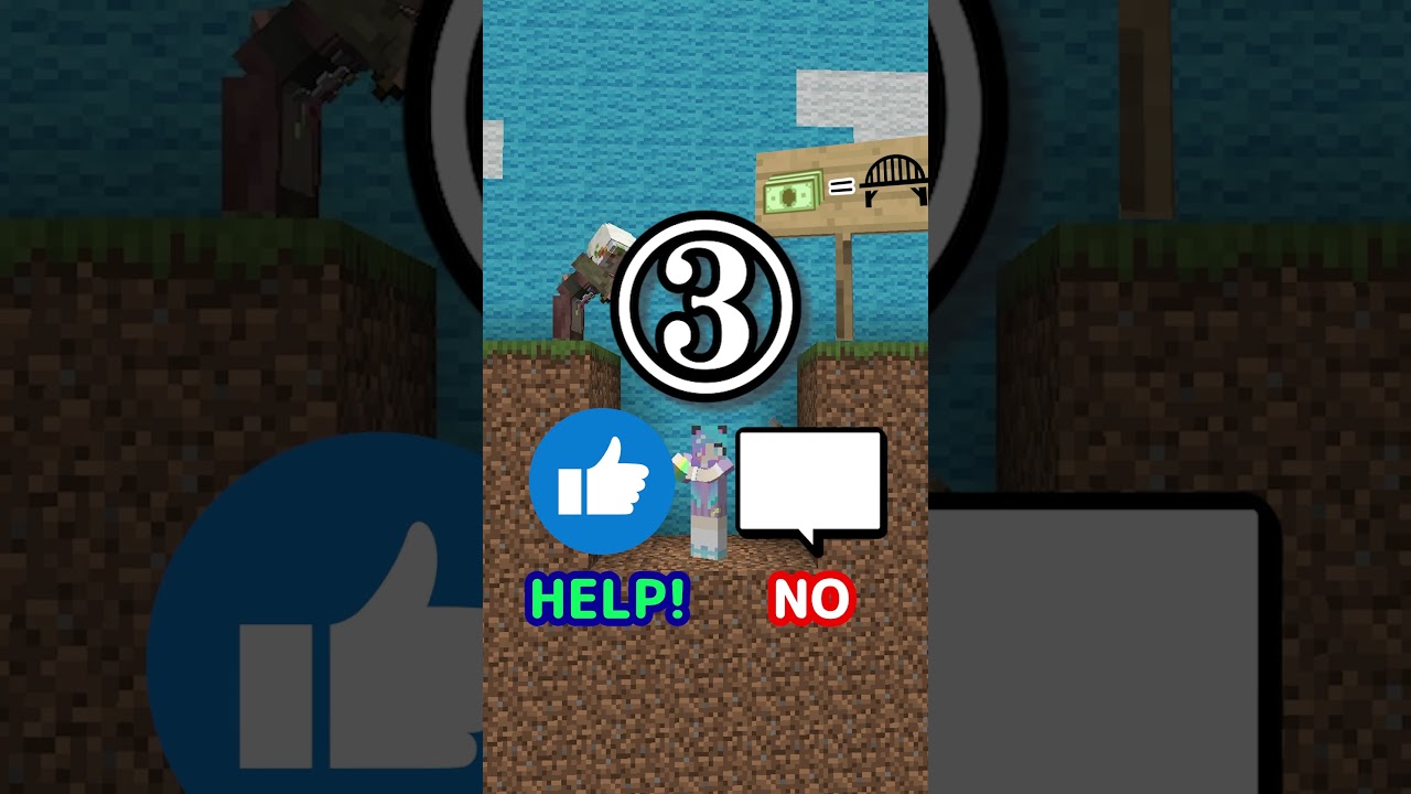 困ってる人を助けて！ #shorts #minecraft