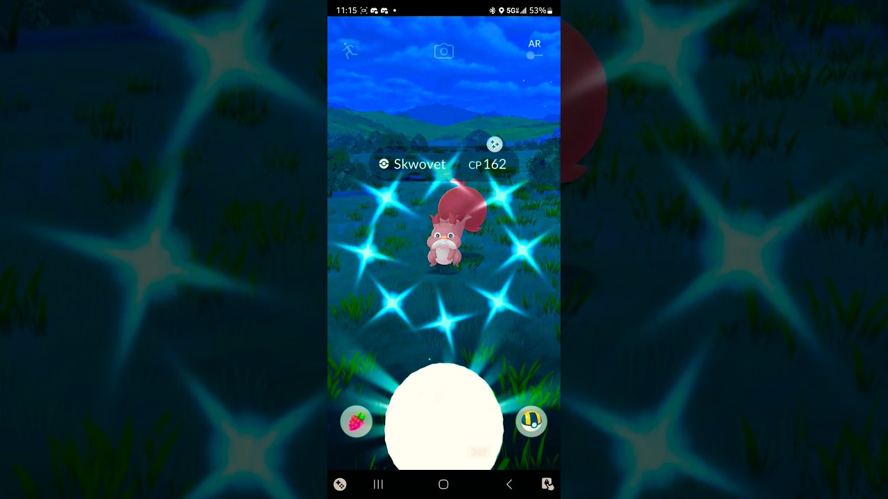 ✨ Shiny Skwovet Finally Caught! 1400+ Checks! Pokemon Go! #pokemon #pokemongo #pokémongo