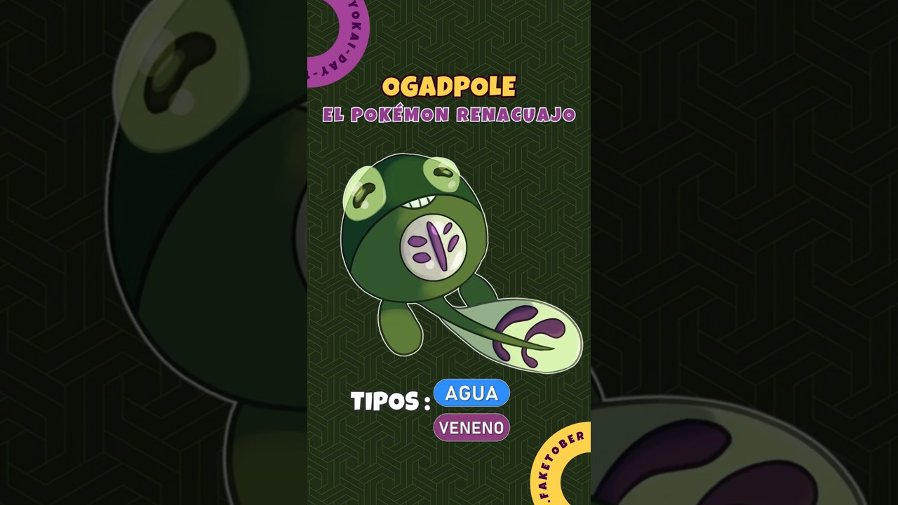 HICE UNA FORMA CONVERGENTE DE POLIWAG🐸|| Faketober #pokemon #fakemon #poliwag #poliwhirl