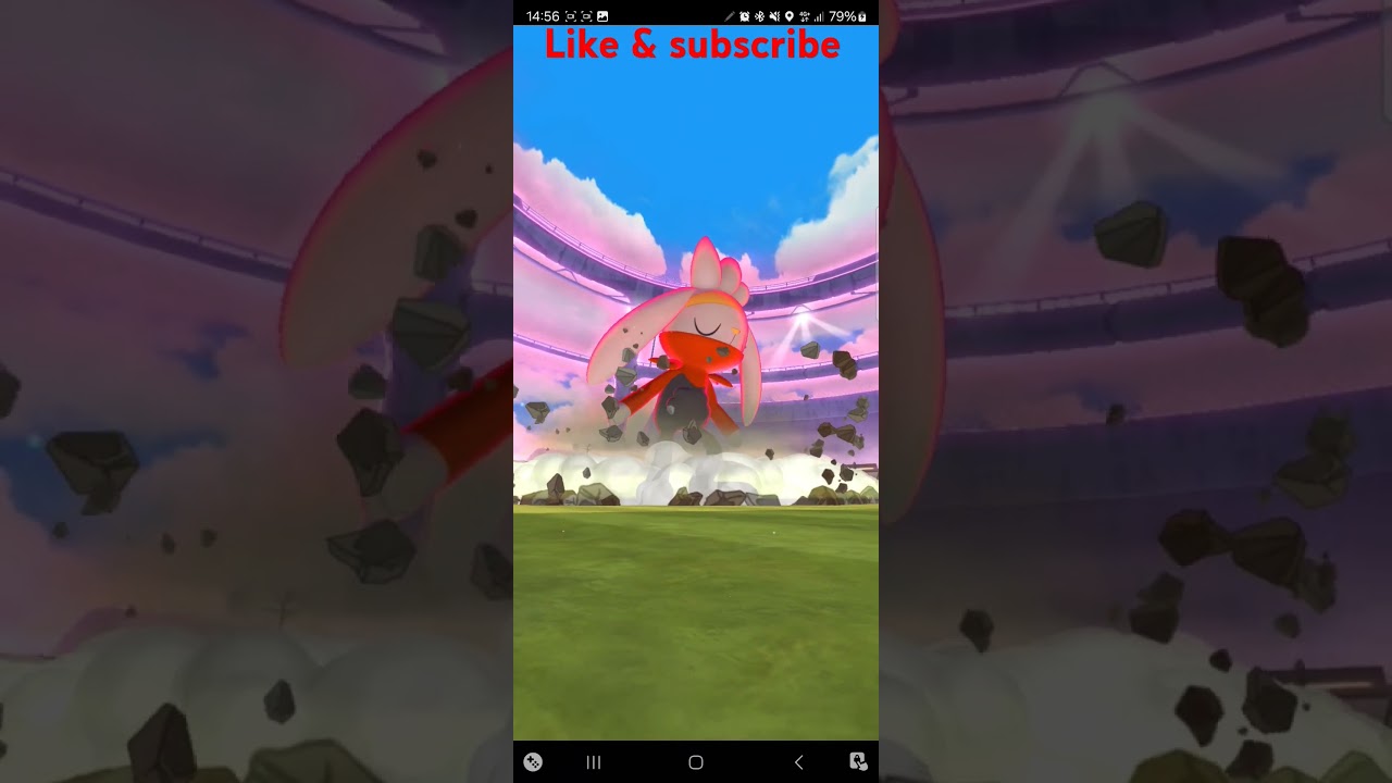 #dynamax Battle in #pokemongo it's Raboot Vs #bulbasaur