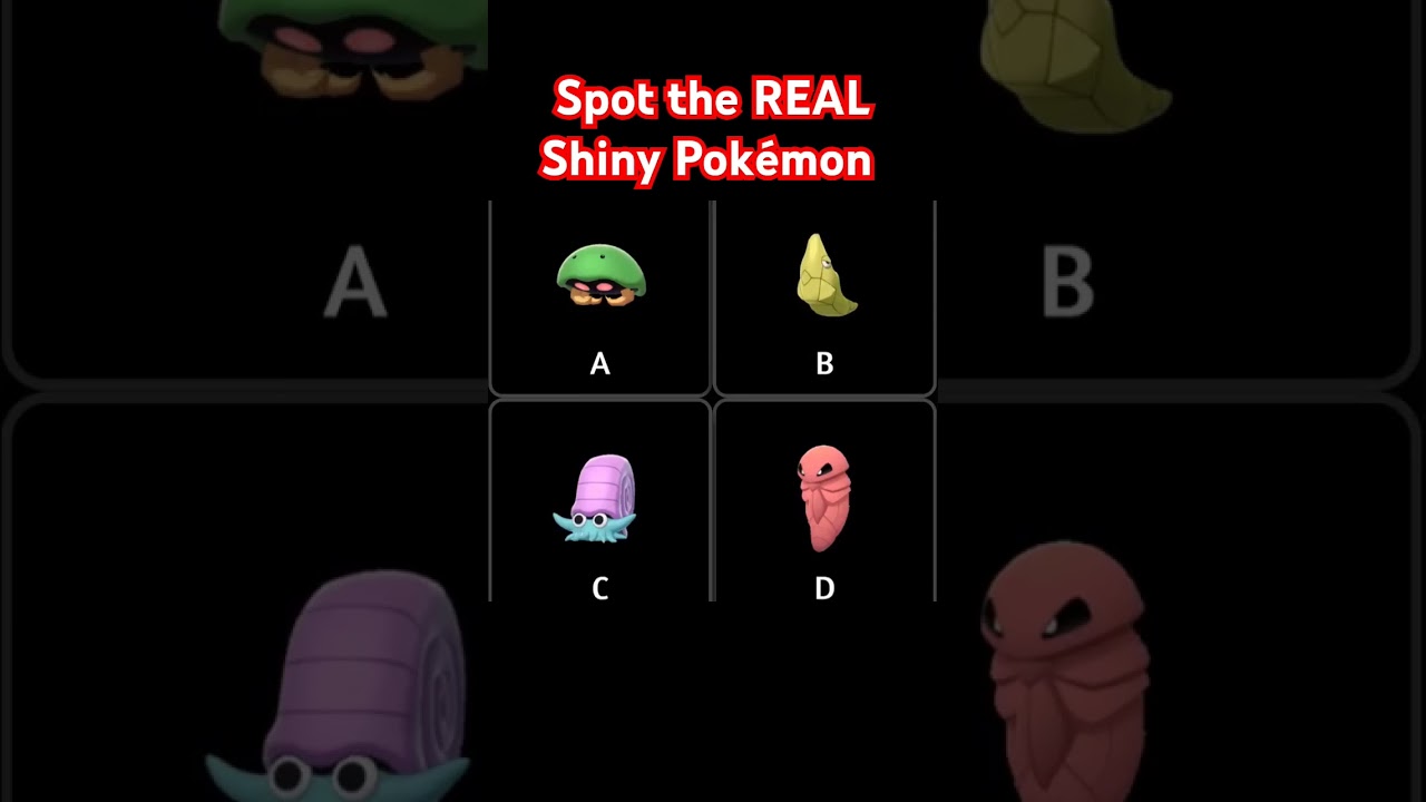 Spot the REAL Shiny Pokémon (3)