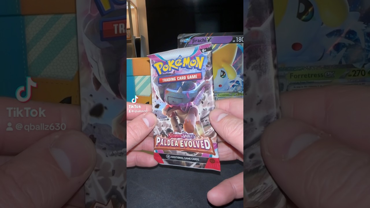 Pokemon Paldea Evolved Pack Opening - CAN I PULL THE MAGIKARP? #pokemonpackopening