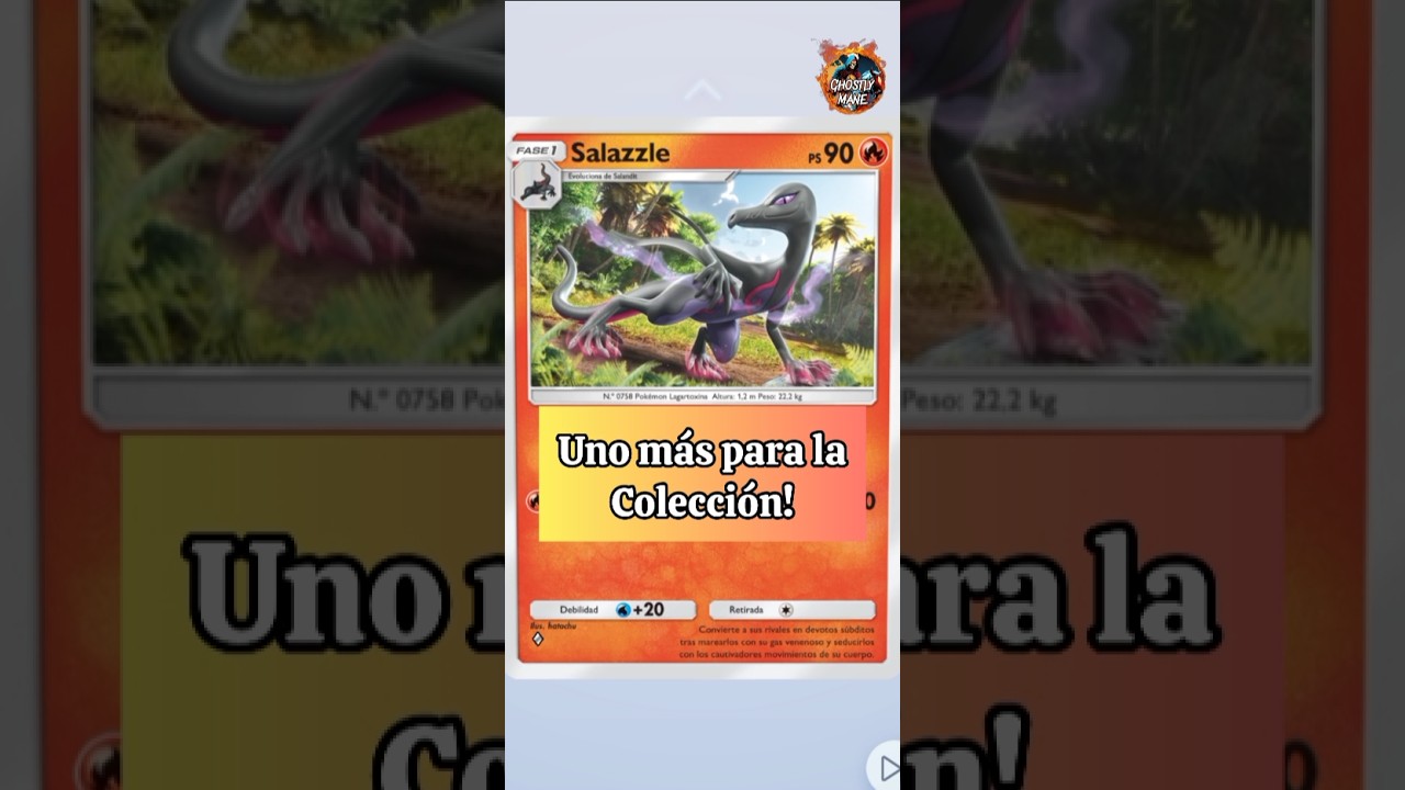 ¡Por Fin Me Sale Salazzle! Abriendo Cartas Pokémon! #pokemon #pokemontcg #shorts
