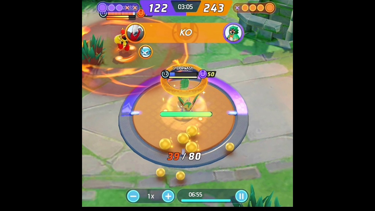 You can't catch Me💀 | Leafeon Pokemon unite