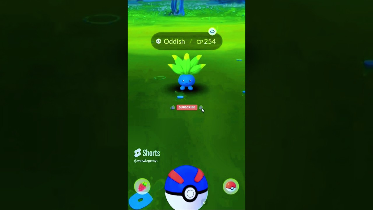 Catching Oddish from 8 Months Ago in Pokemon GO #Shorts #Oddish #PokemonGO