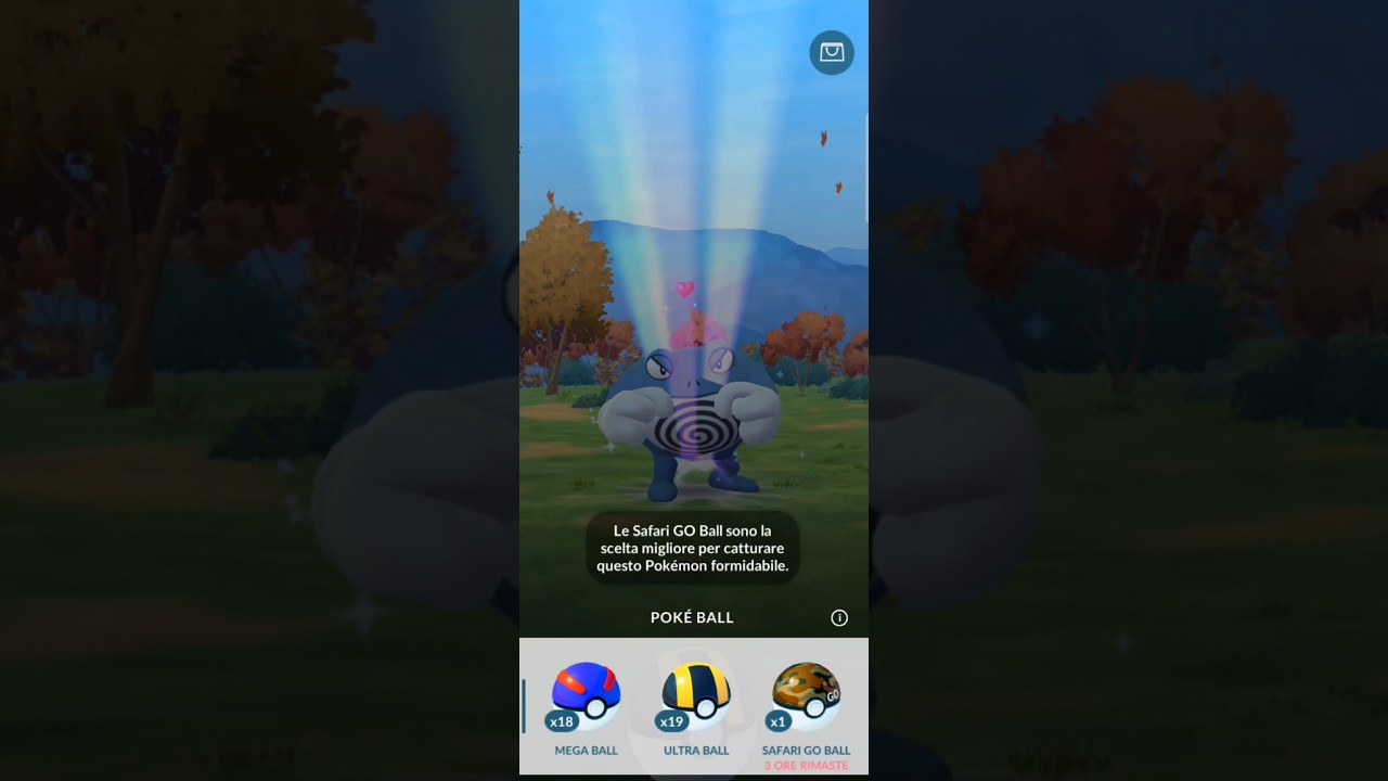 Pensavo fosse tutto perduto e invece catturando Poliwrath Formidabile #pokemongo #pokemon #pokémon