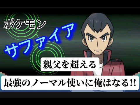 【ポケモン】ノーマル統一で旅する【サファイア】実況プレイ#6