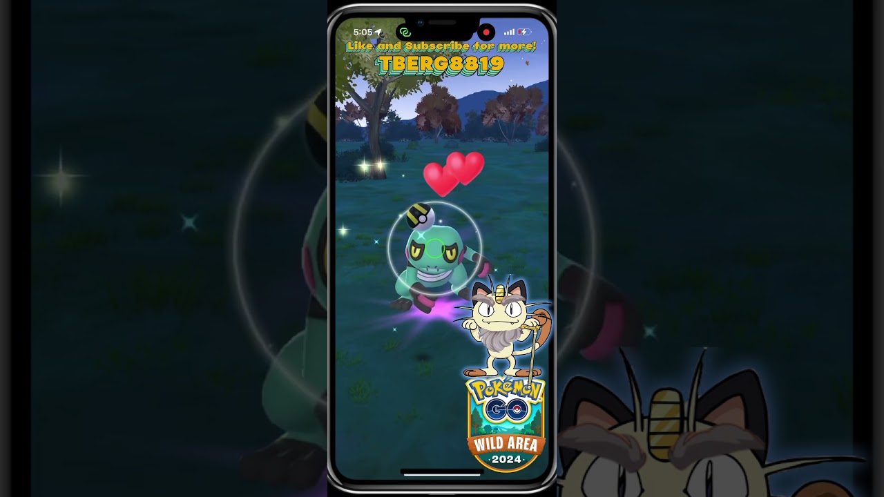 Teal Treasure! Shiny Croagunk Encounter in Pokémon GO 🌟