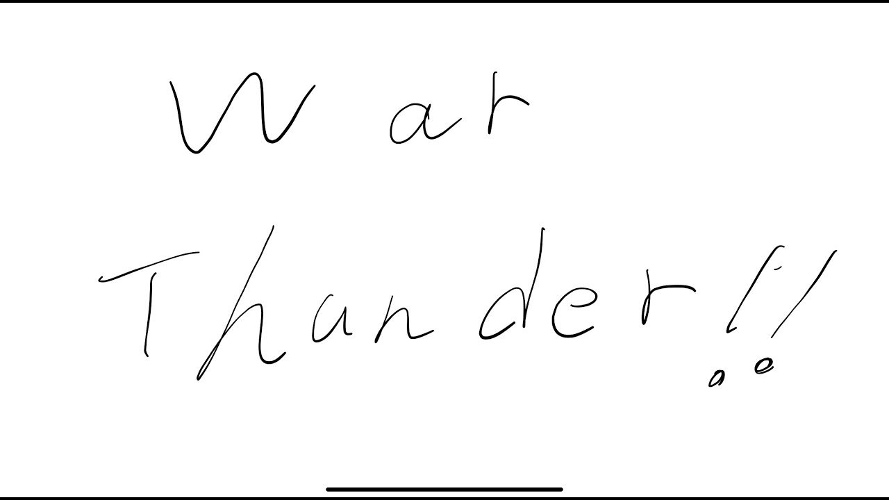 【War Thunder】義務サンダーの奴隷