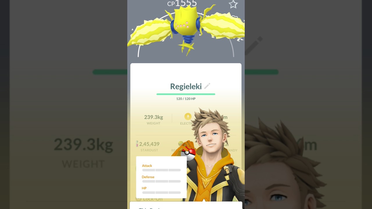 I Caught a Regieleki in Pokémon GO! #pokemongo #short #shiny #pokemon