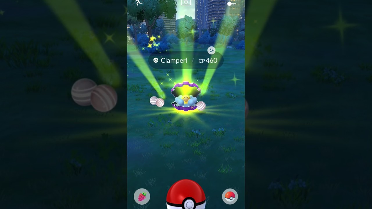 New 3 Shiny Clamperl, Gorebyss & Huntail in Water Event Pokemon Go