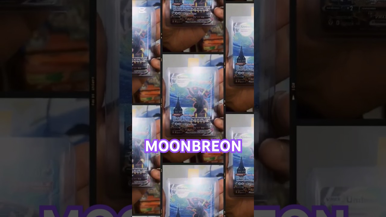 MOONBREON Evolving Skies #pokemon #pokemoncards #umbreon #moonbreon #evolvingskies #foryou #trending