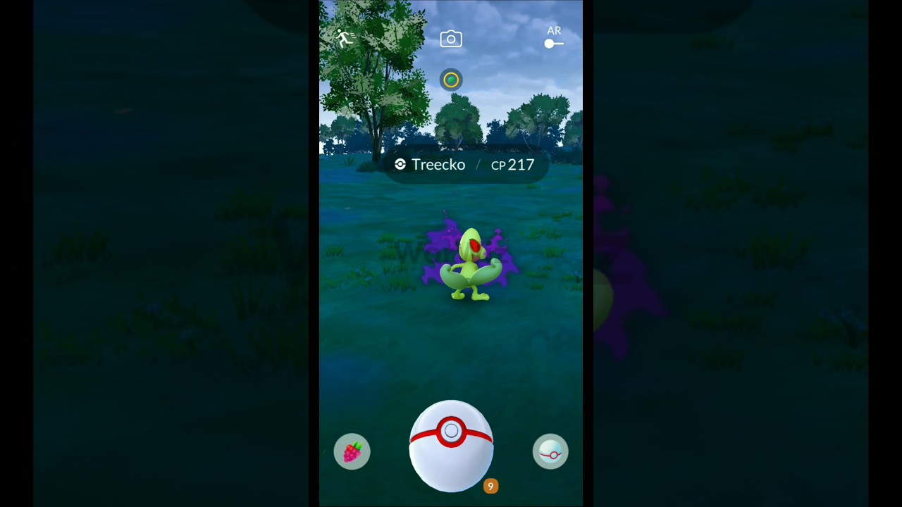 Catching Shadow Treecko in Pokemon GO #Shorts #Treecko #PokemonGOGameplay