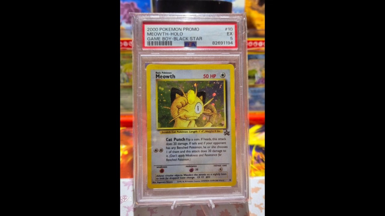 Meowth Gameboy Black Star Promo 2000 #pokemon #pokemontcg #pokemoncommunity #vintagepokemon #meowth🪁