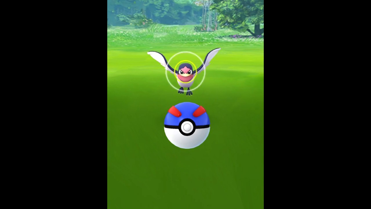 【Pokémon GO Excellent Throw】276 スバメ (Taillow)