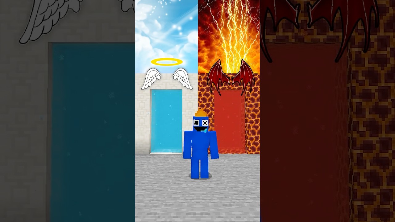 天国か地獄 #shorts #minecraft