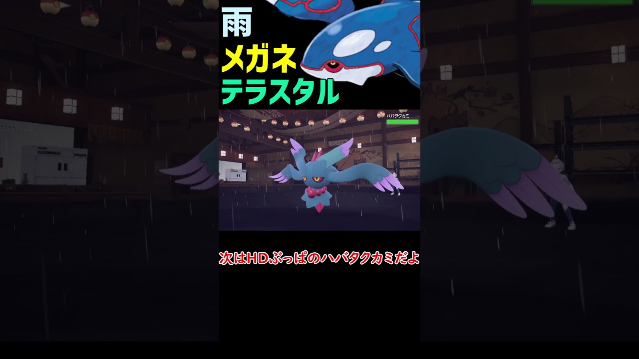 雨×メガネ×水テラスタル カイオーガ