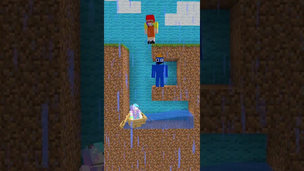 ブルーを助ける？ #shorts #minecraft